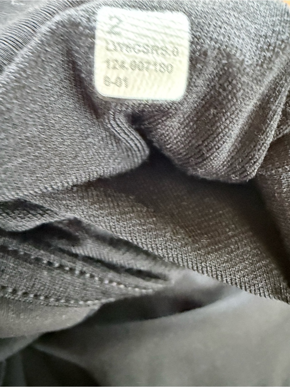 Lululemon Wunder Train High-Rise Ribbed Crop 23" Black Sz 2 - Picture 8 of 9